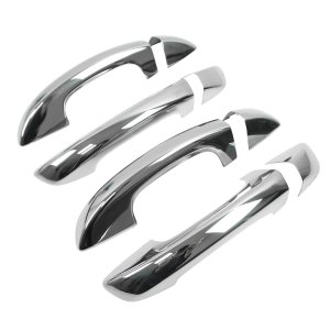 Volkswagen Golf VI Door Handle Cover - Omac - S.Steel - Gloss Silver - '10-'13